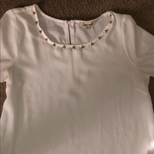 Dress Top with gold spikes